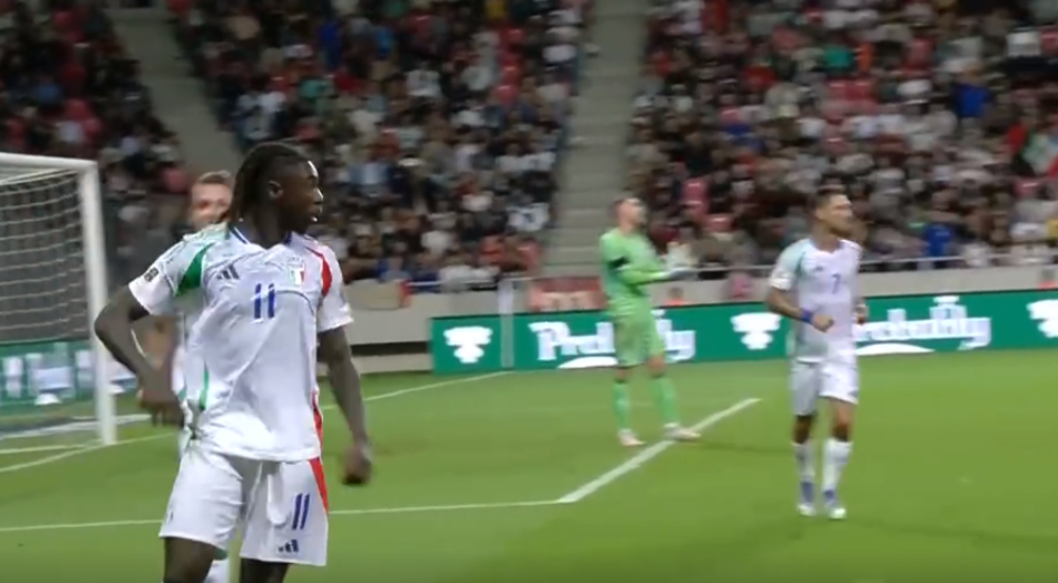 射破门, 意大利对阵 射破门, 意大利对阵